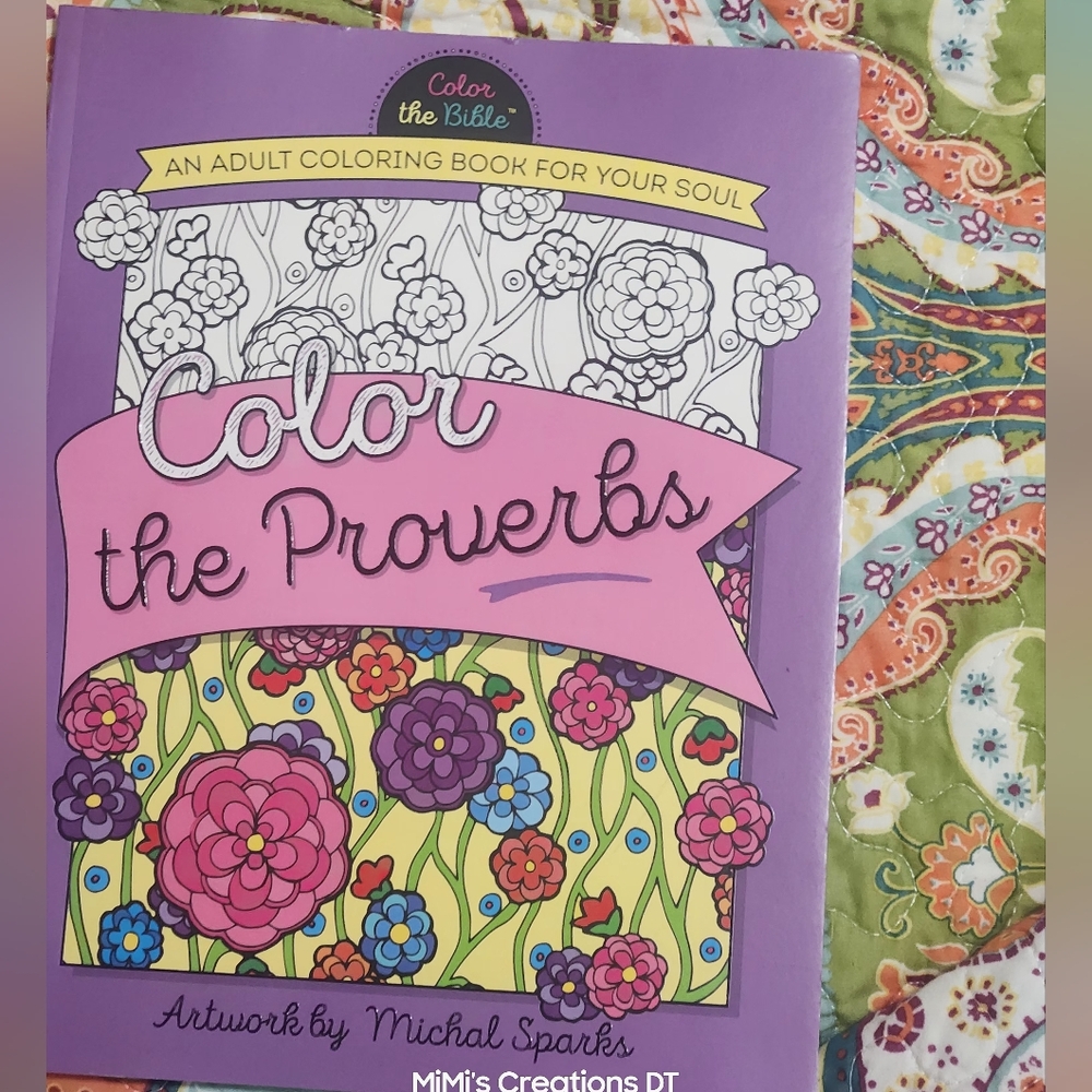 Color the Proverbs Adult Coloring Book